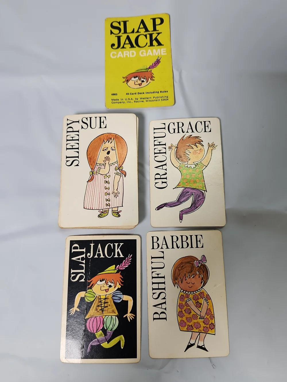 Vintage 1965 Whitman Slap Jack Card Game Complete 4903 USA Family Game Night